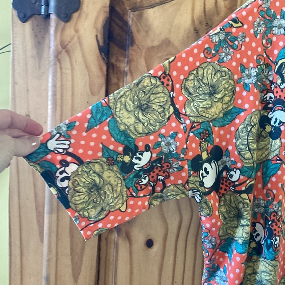 Lularoe Disney Mickey Irma shirt sleeve tunic shirt size XL - NWT - Picture 3 of 7